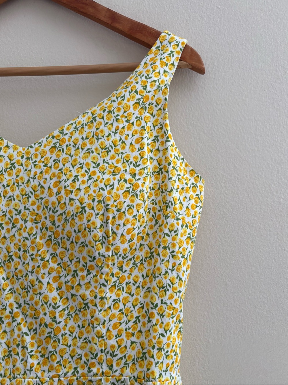 madison leigh Yellow Floral Mini Dress